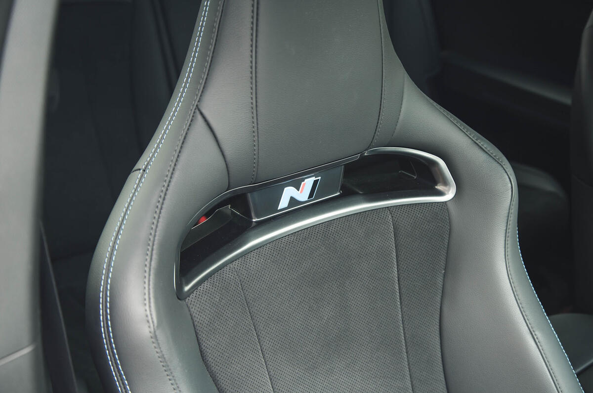 Hyundai Ioniq 5N Road Test 19 seat trim Hyundai Ioniq 5N Road Test 19 seat trim