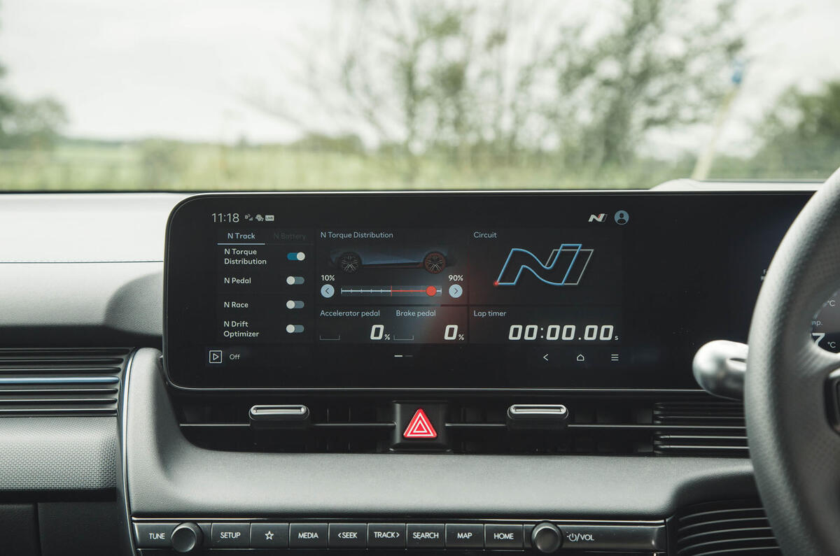 Hyundai Ioniq 5N Road Test 20 trackin settings Hyundai Ioniq 5N Road Test 20 trackin settings