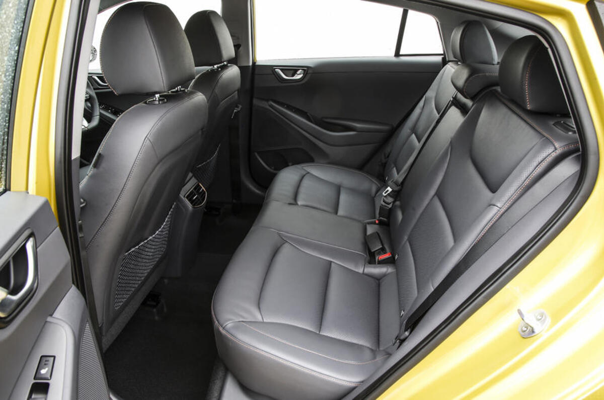 Hyundai Ioniq rear seats