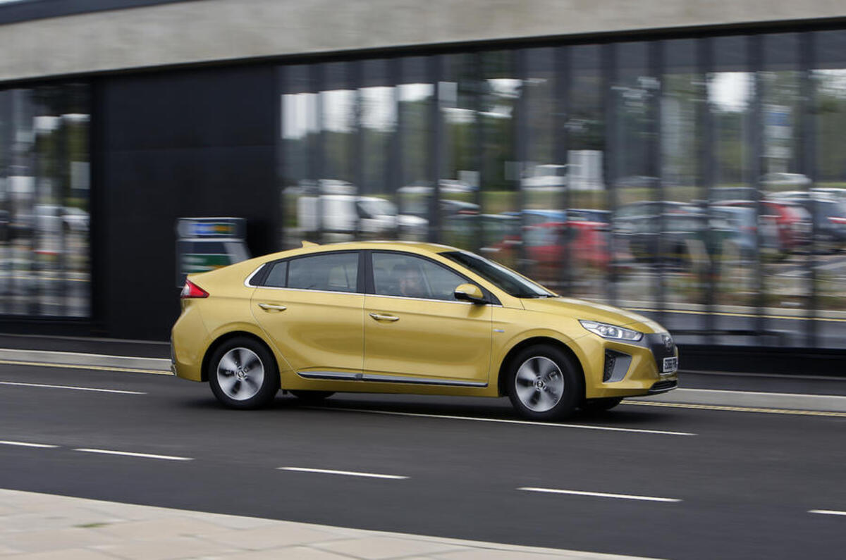 Hyundai Ioniq side profile