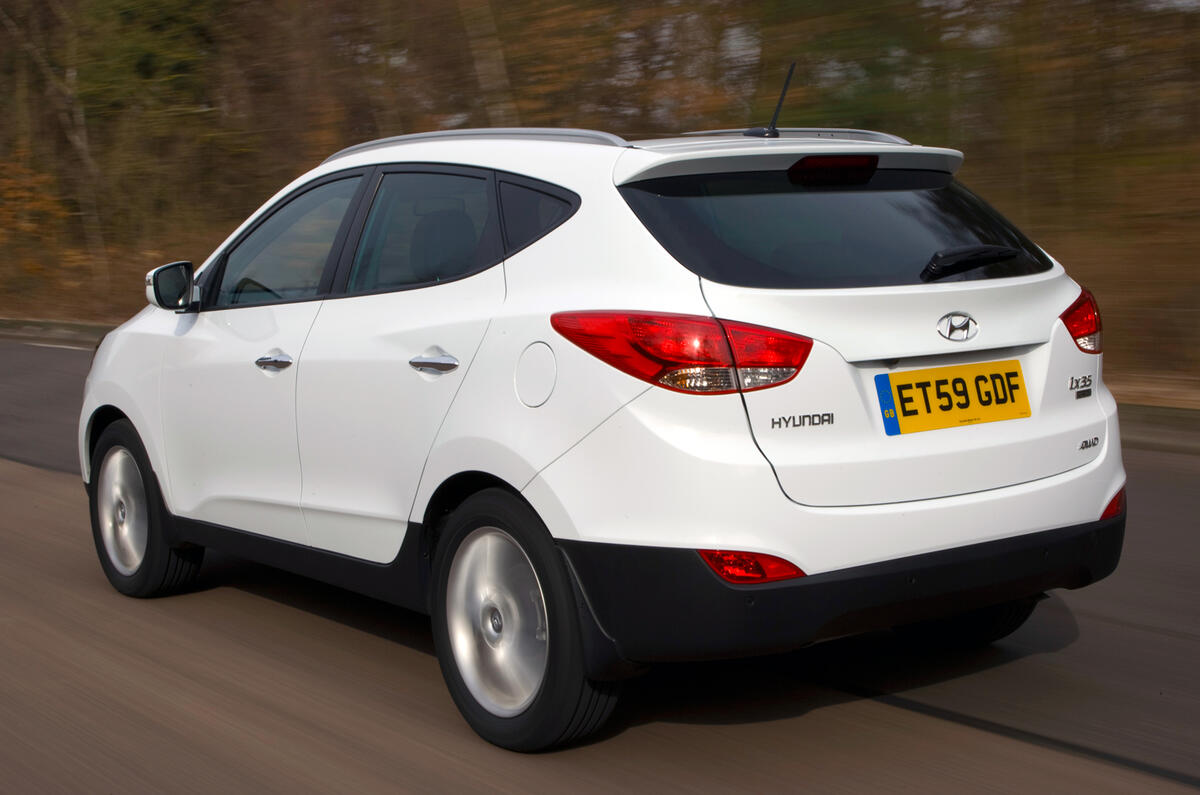 Hyundai ix35 rear quarter