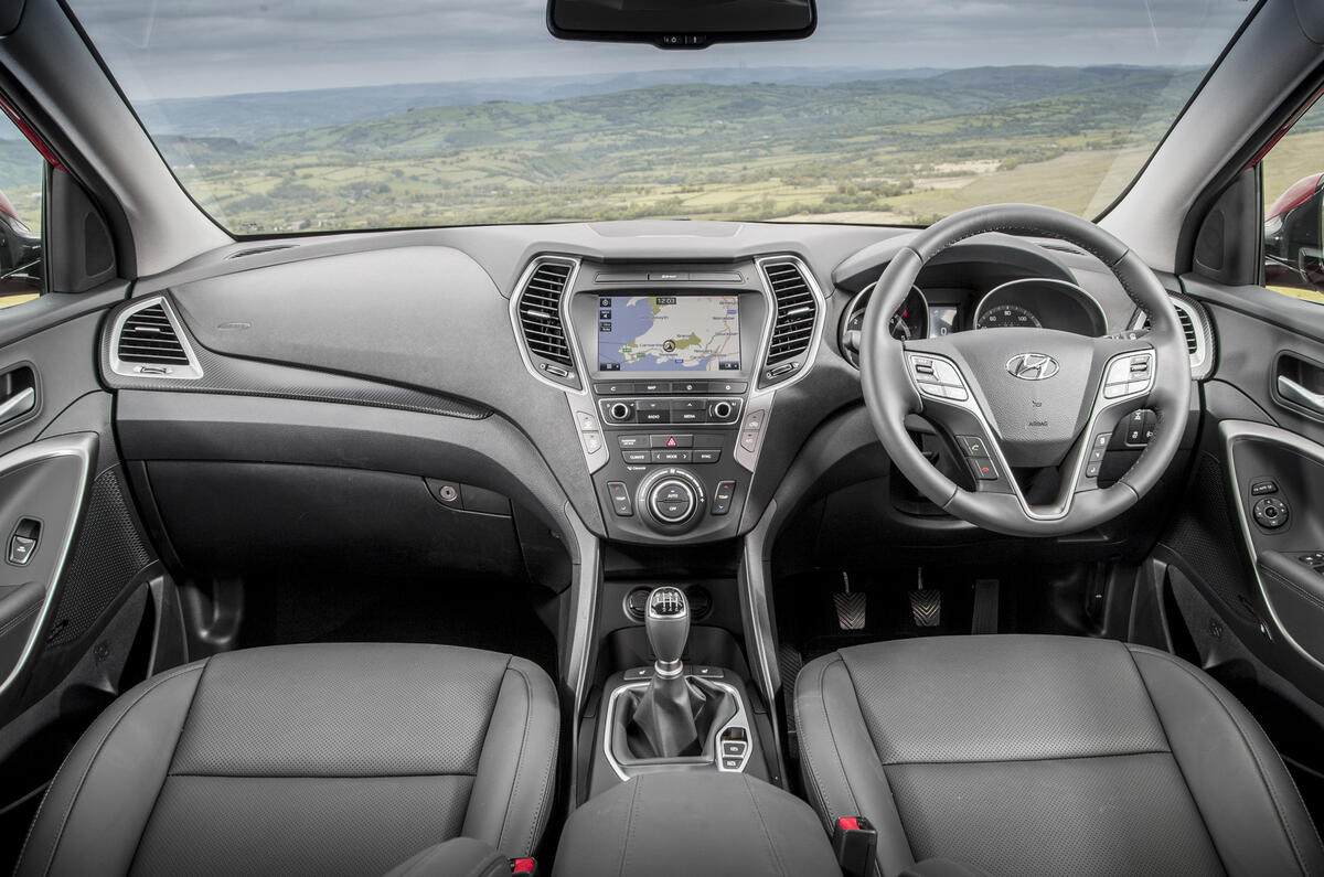 Hyundai Santa Fé dashboard