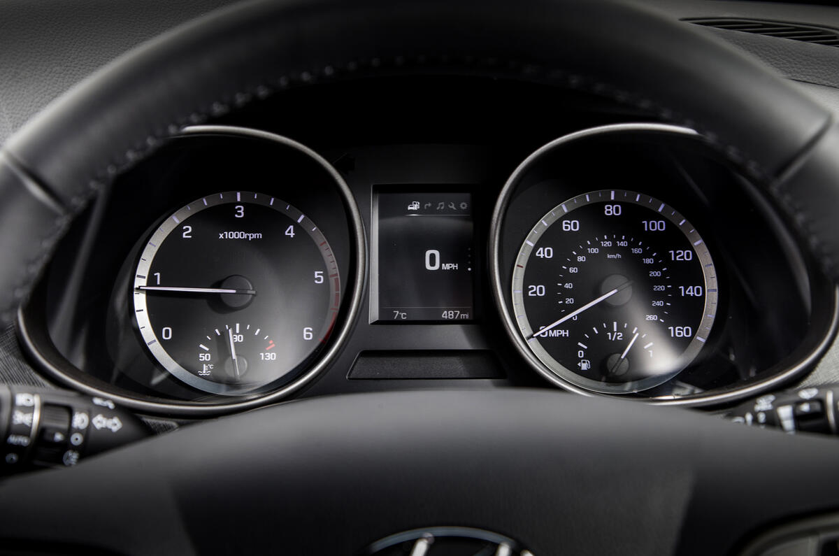 Hyundai Santa Fé instrument cluster