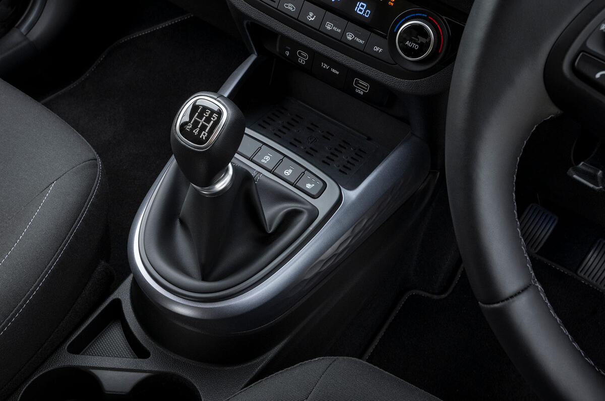 Hyundai i10 Critique du levier de vitesse