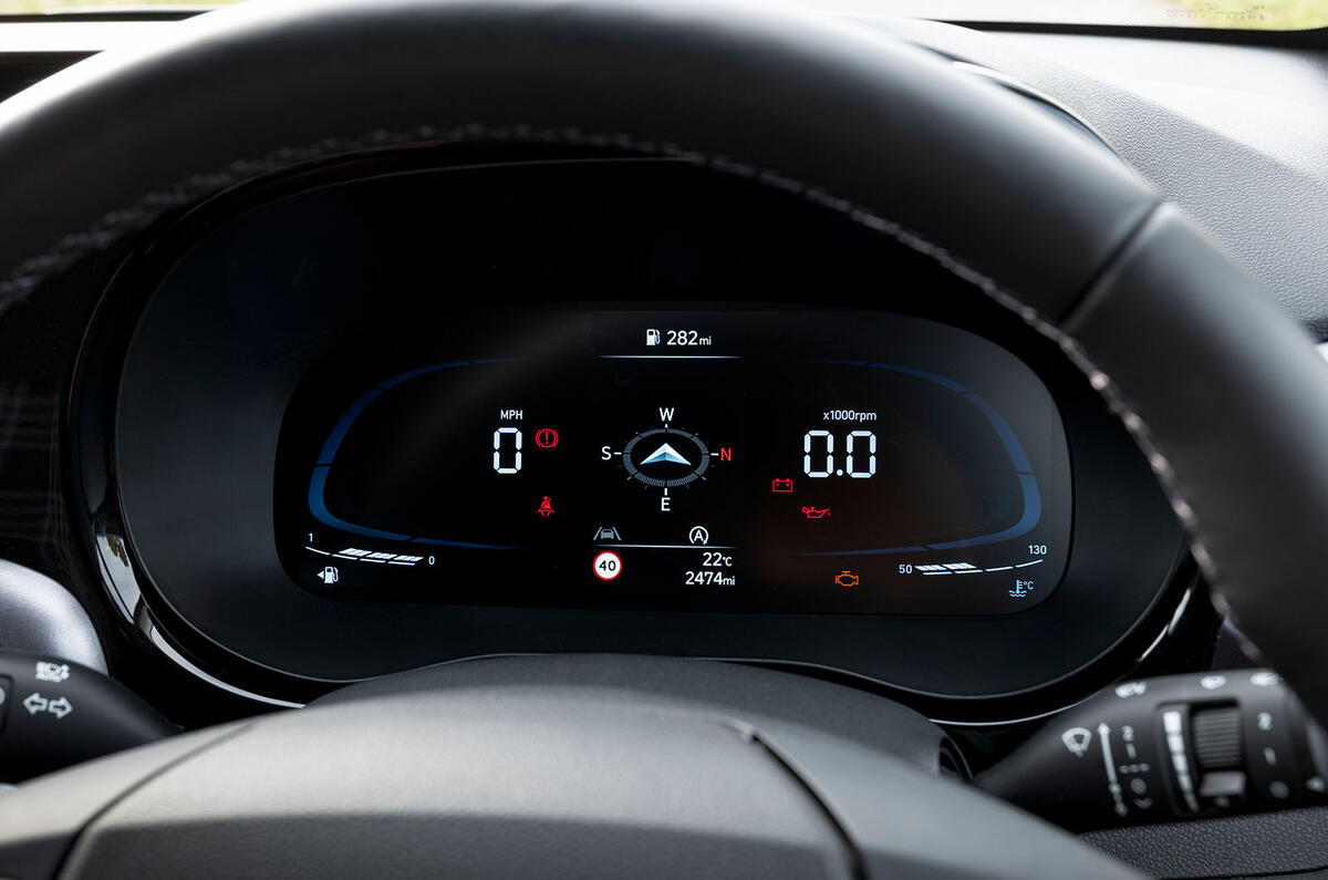 Hyundai i10 Critique de l'instrumentation