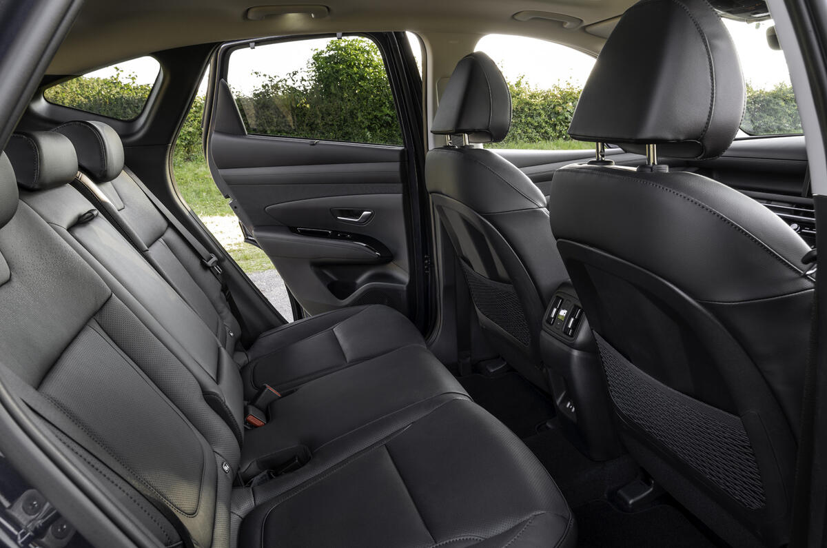 Hyundai Tucson review   rear seats