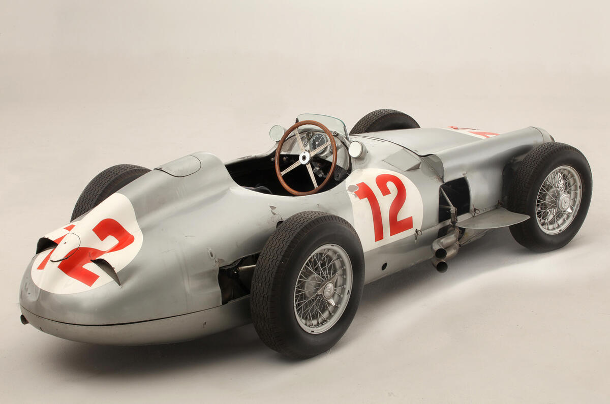 Ex-Fangio Mercedes sells for £19.6m Ex-Fangio Mercedes sells for £19.6m