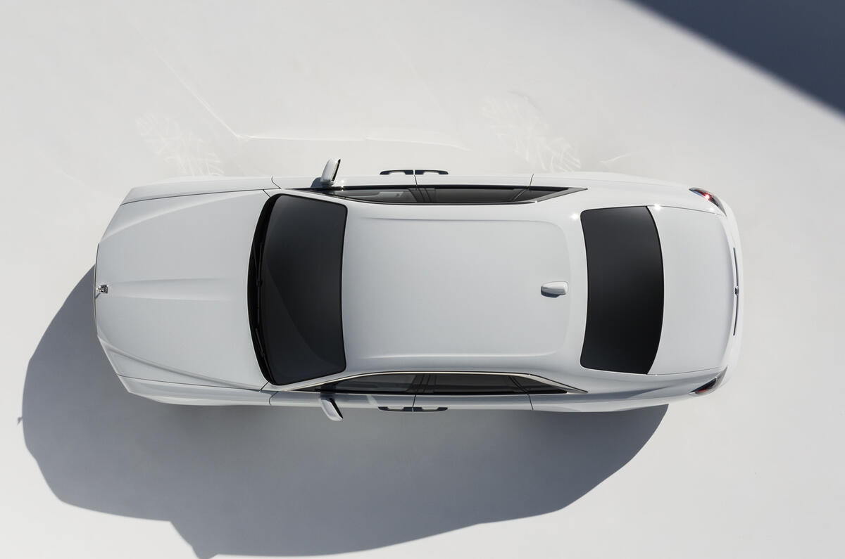 2021 Rolls-Royce Ghost - top down 2021 Rolls-Royce Ghost - top down