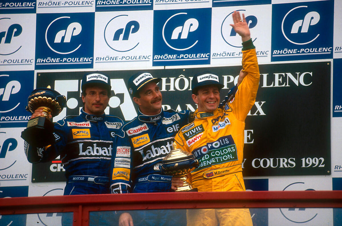 Martin Brundle interview - podium