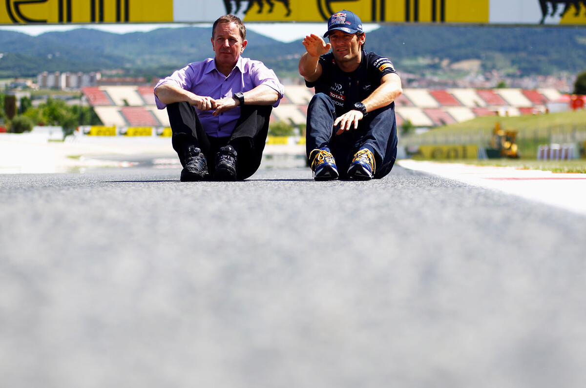 Martin Brundle interview - with Mark Webber Martin Brundle interview - with Mark Webber