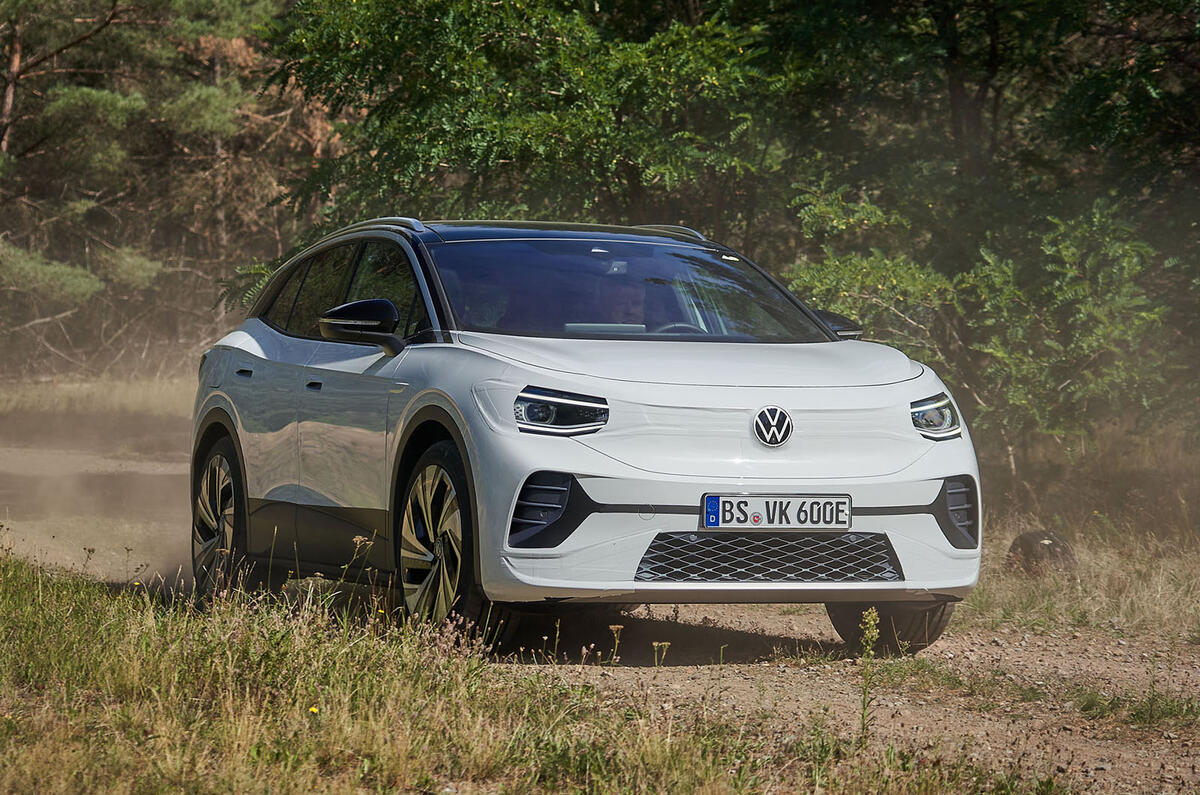 2021 Volkswagen ID 4 prototype drive - offroad front