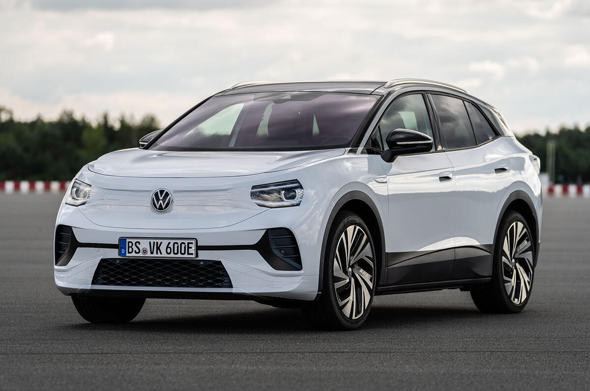 2021 Volkswagen ID 4 prototype drive - static front