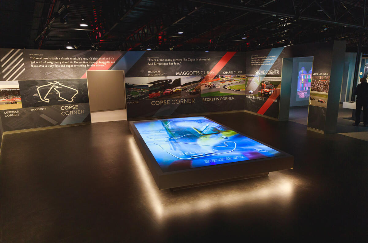 Silverstone museum display Silverstone museum display