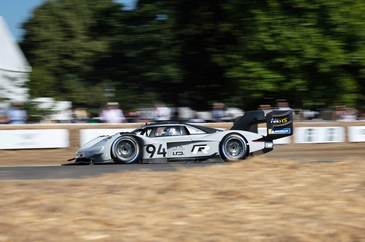 Romain Dumas Volkswagen ID R Pikes Peak Goodwood