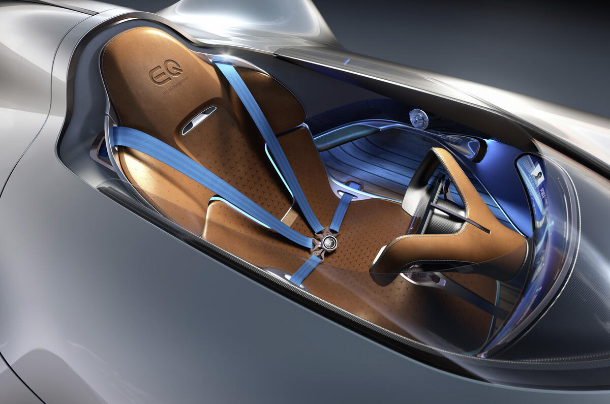 The Mercedes-Benz EQ Silver Arrow