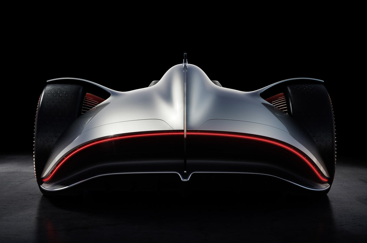 The Mercedes-Benz EQ Silver Arrow