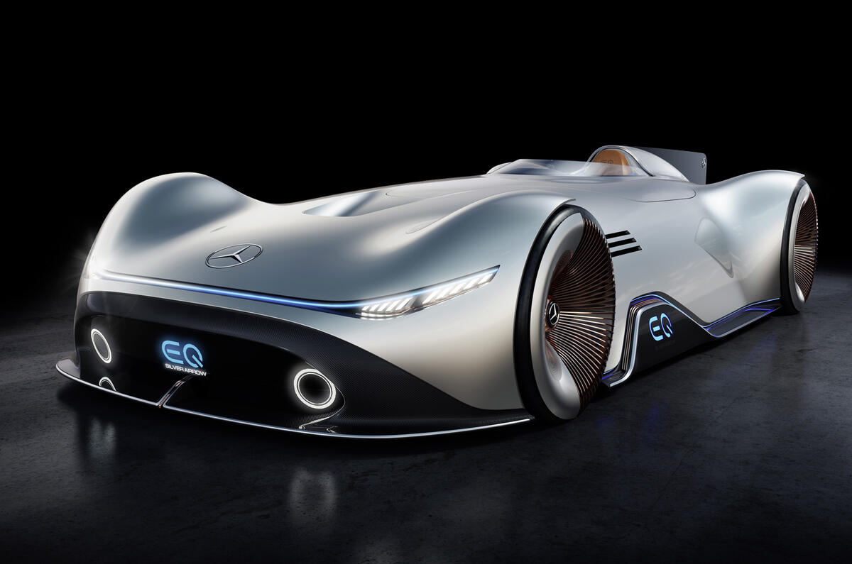 The Mercedes-Benz EQ Silver Arrow