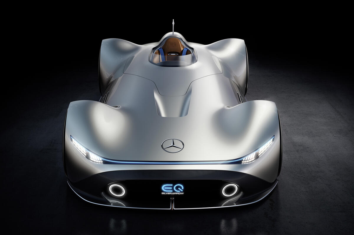 The Mercedes-Benz EQ Silver Arrow