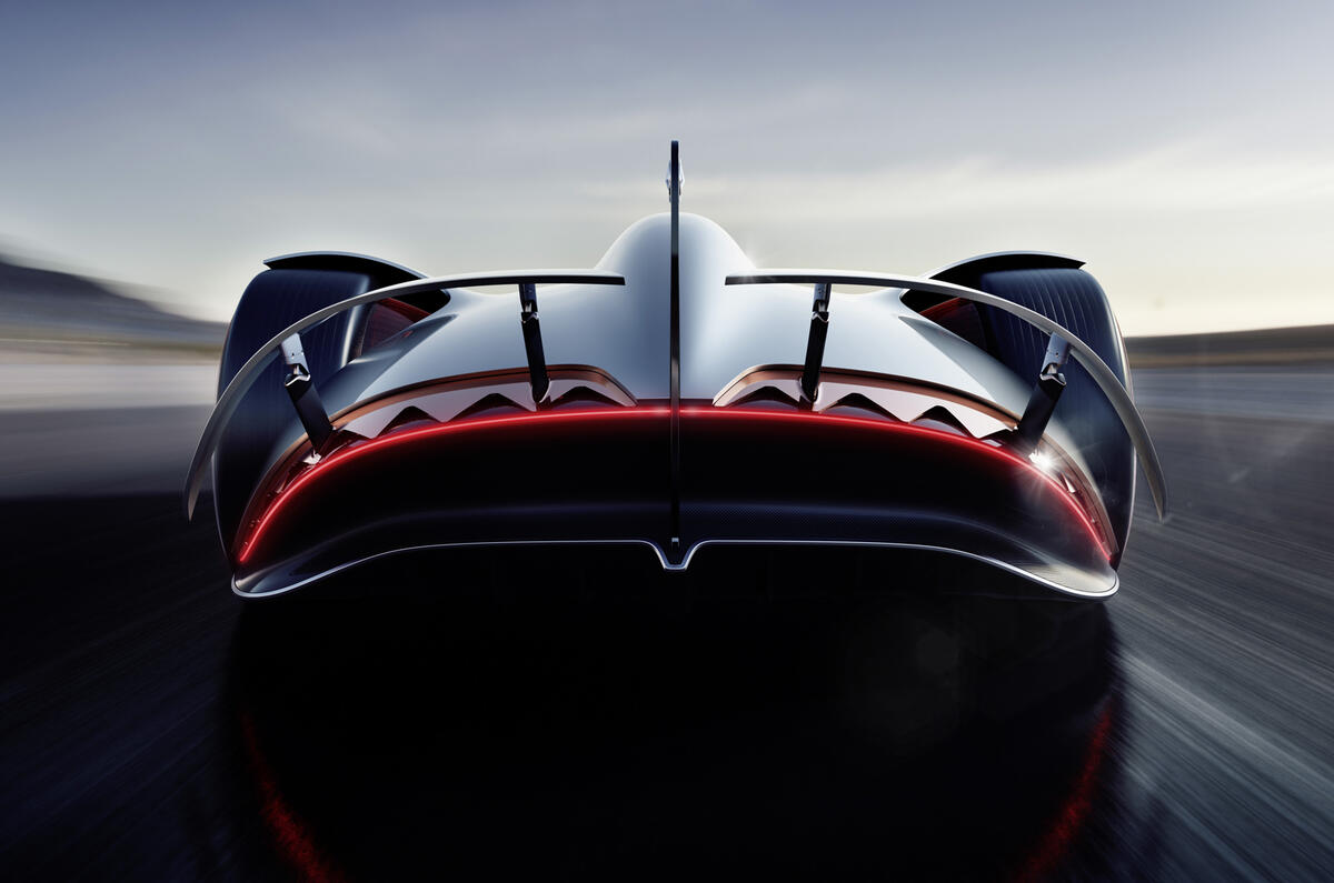 The Mercedes-Benz EQ Silver Arrow