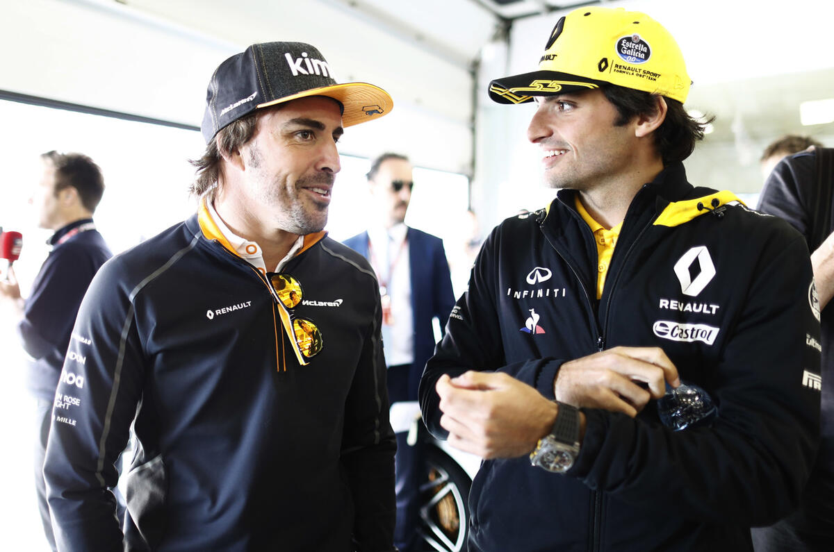 Alonso and Sainz