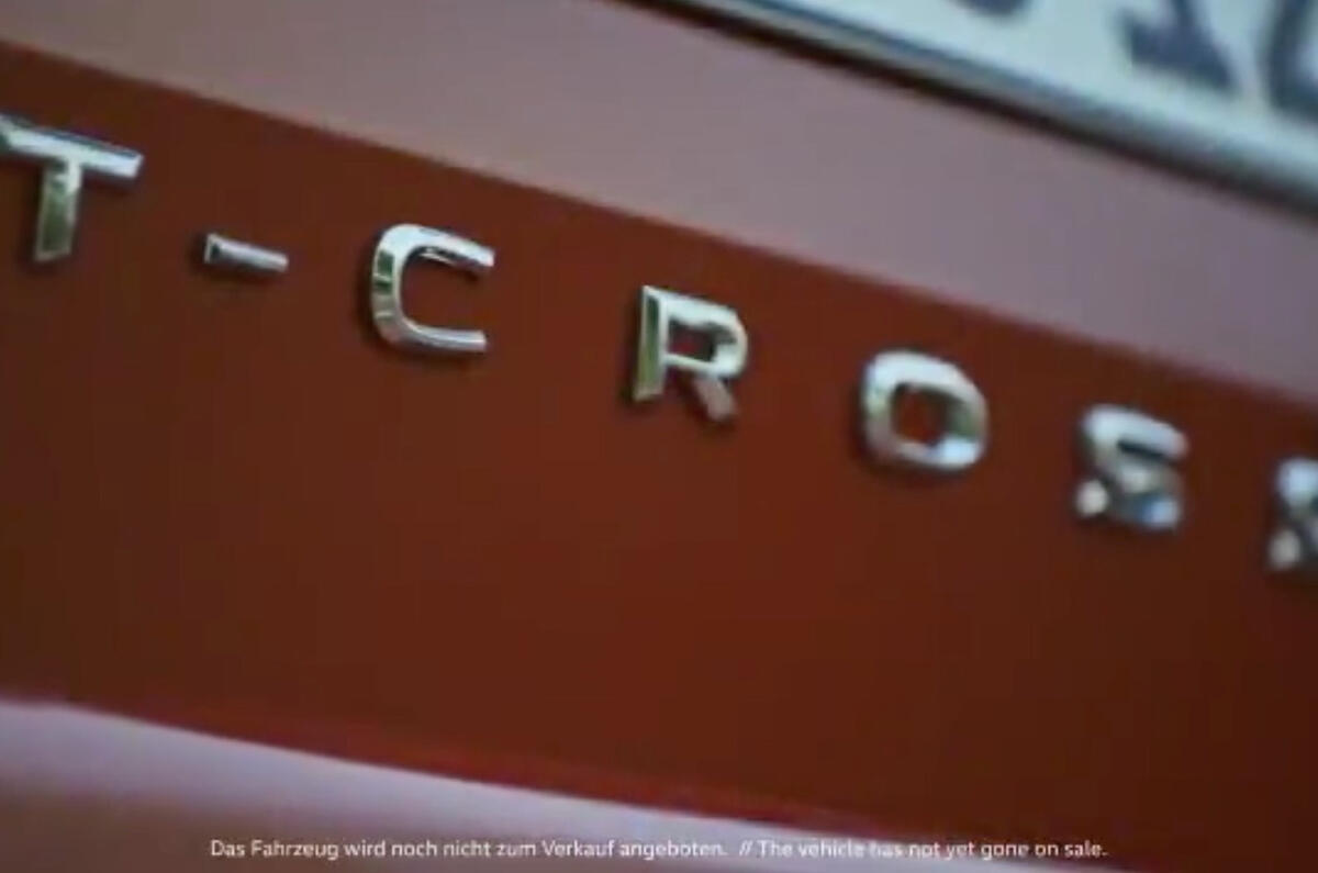 New video hints at Volkswagen T-Cross styling