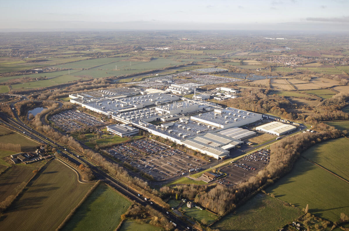 Toyota's Burnaston plant makes around 150,000 cars per year