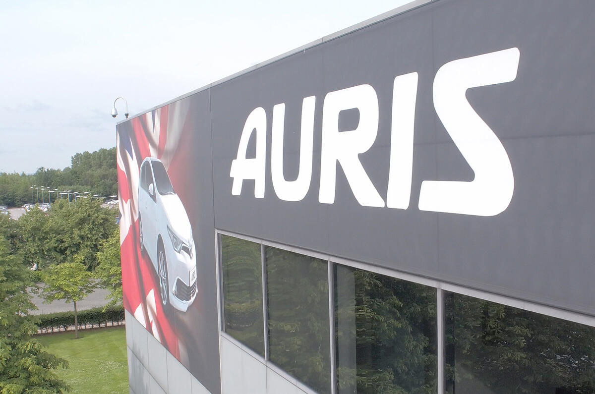 Toyota's Burnaston plant makes around 150,000 cars per year
