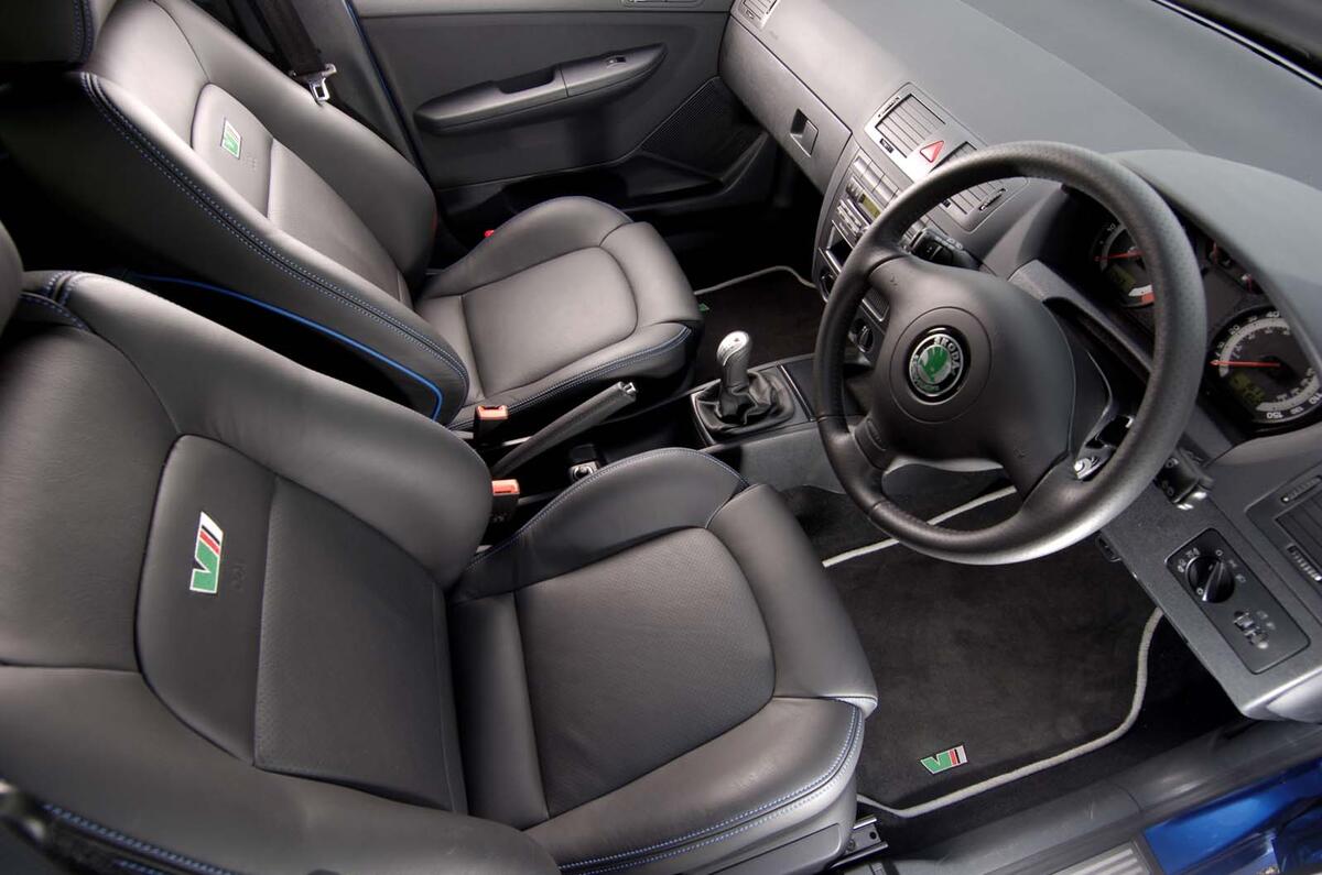 Skoda Fabia vRS interior