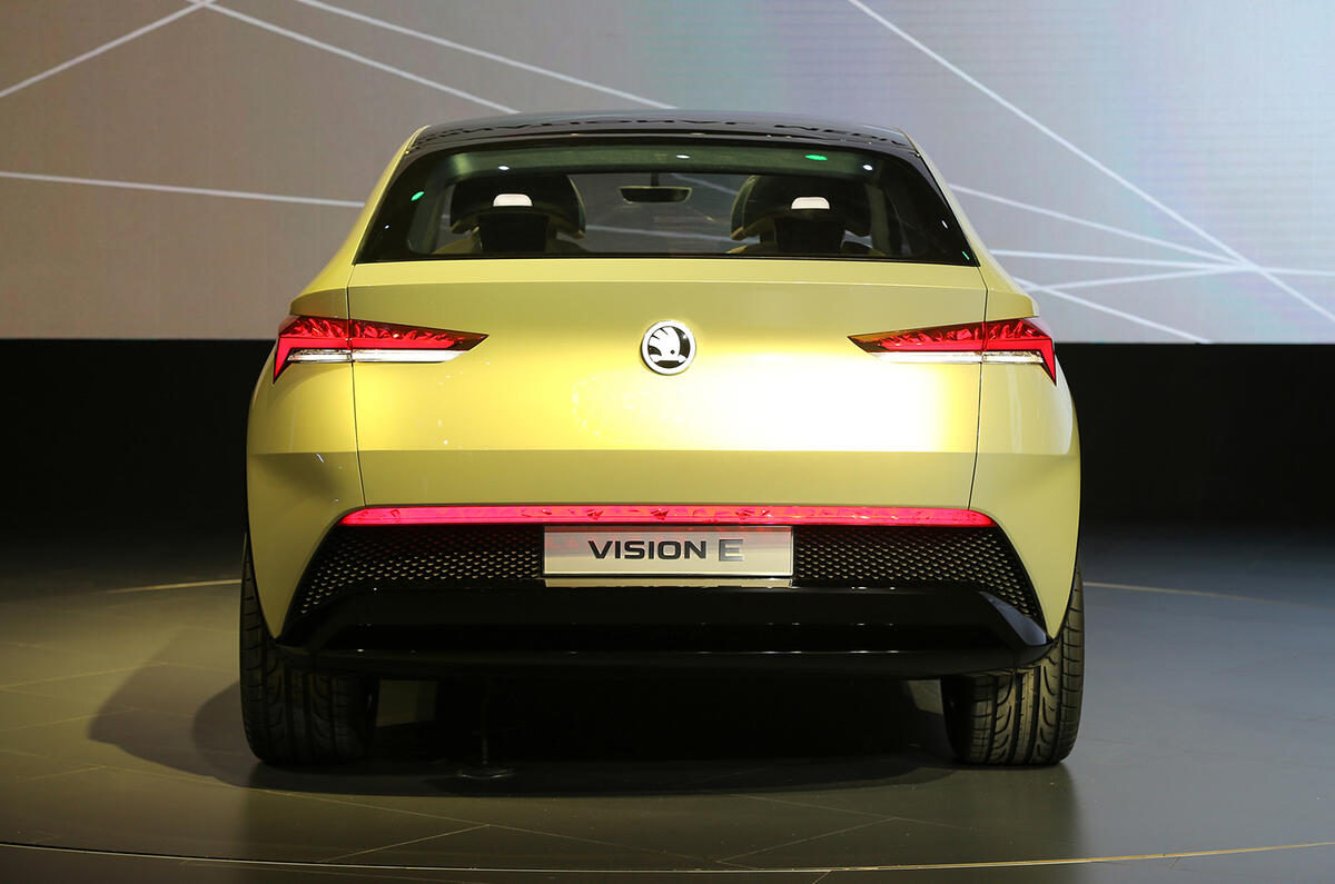 Skoda Vision E electric concept revealed in Shanghai
