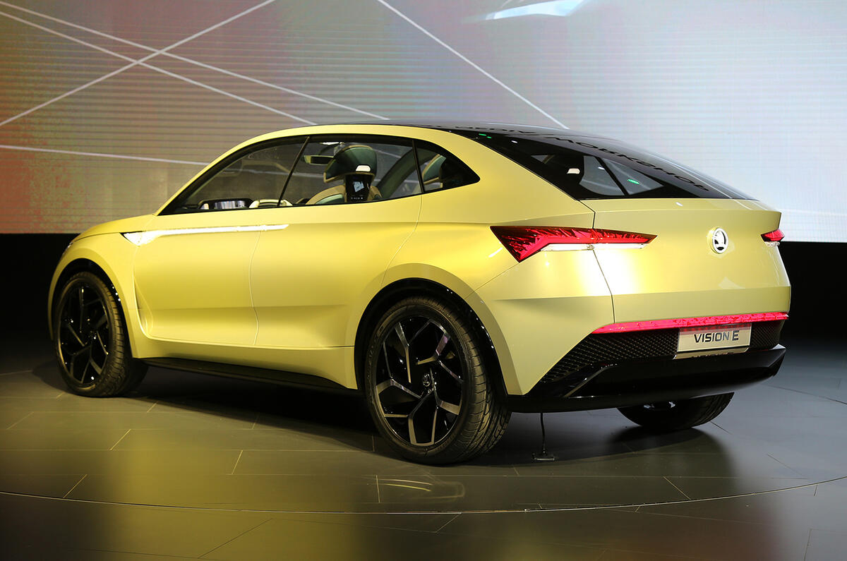Skoda Vision E electric concept revealed in Shanghai