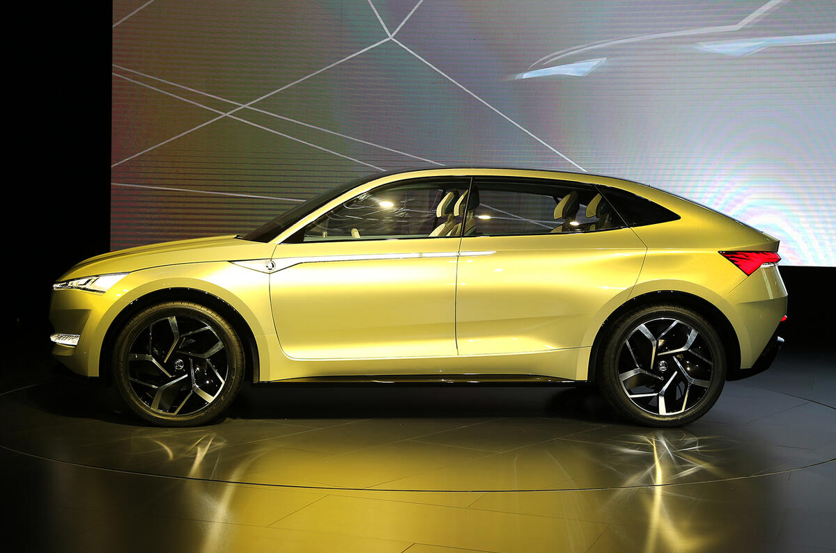 e visio skoda vision e electric concept revealed in shanghai autocar e visio skoda vision e electric concept revealed in shanghai autocar