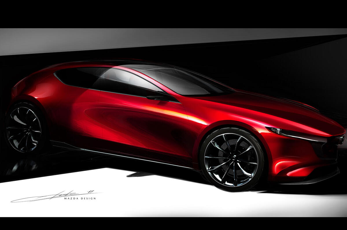 Mazda Kai concept previews new 3 hatch for 2019