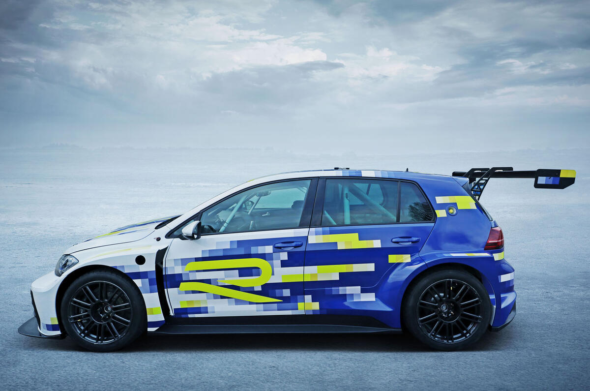 Volkswagen R concept electric hot hatch