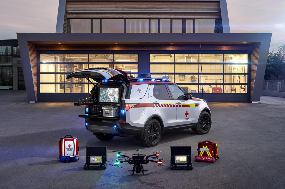 Land Rover SVO made this Discovery for the Austrian Red Cross