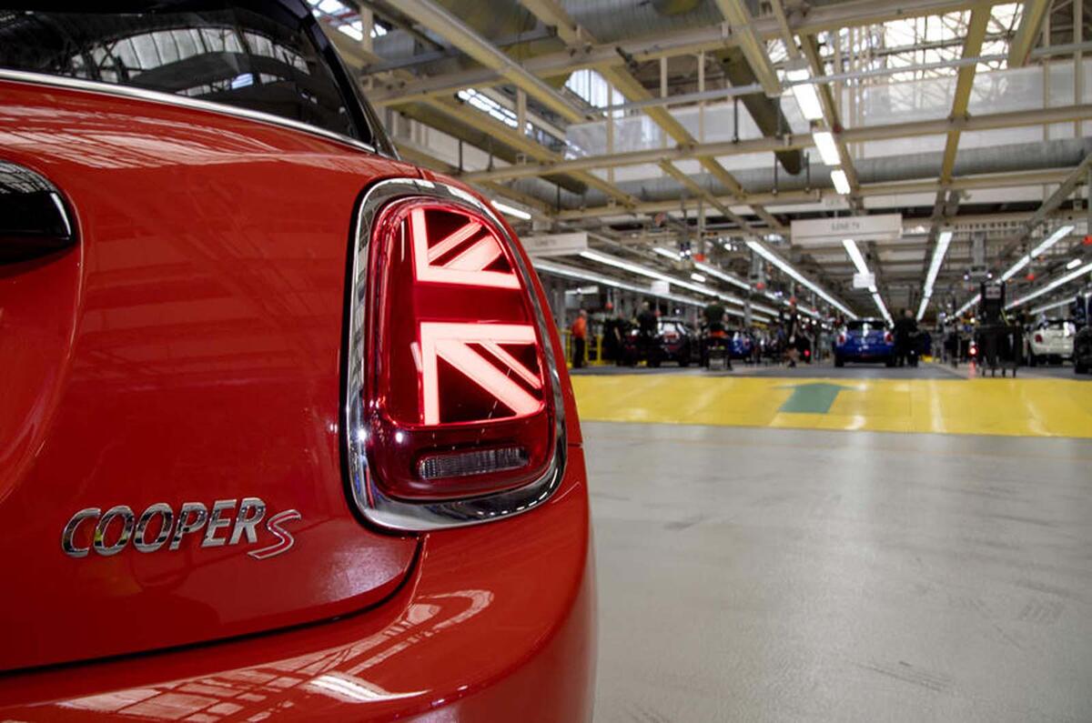 Mini Cooper at Mini's Oxford factory