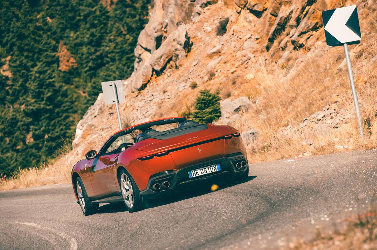 02 Ferrari Amalfi Spider review 2026 rear corner