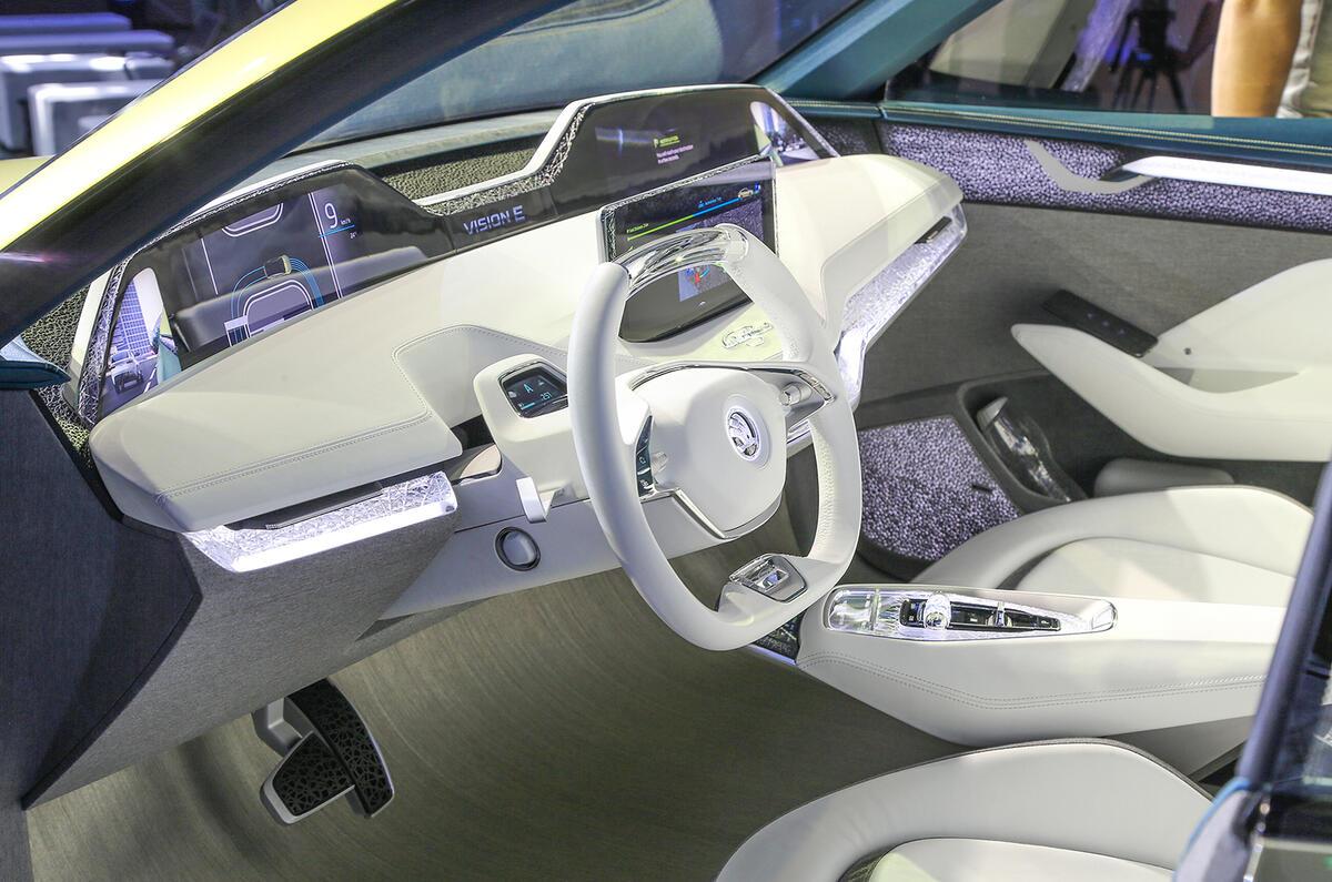 Skoda Vision E electric concept revealed in Shanghai