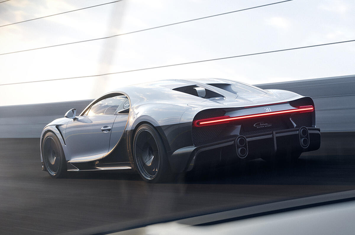 02 07 BUGATTI Chiron Super Sport High Speed Rear