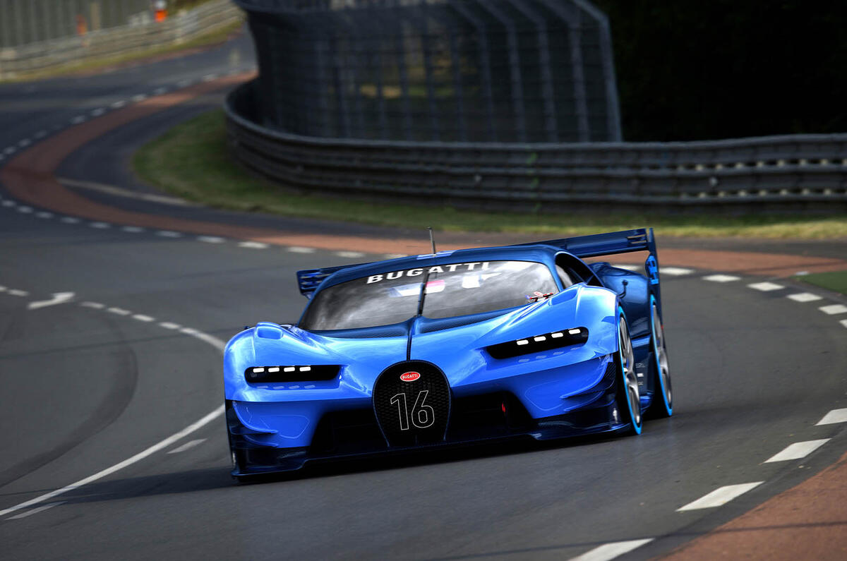 Bugatti Vision Gran Turismo show car Bugatti Vision Gran Turismo show car