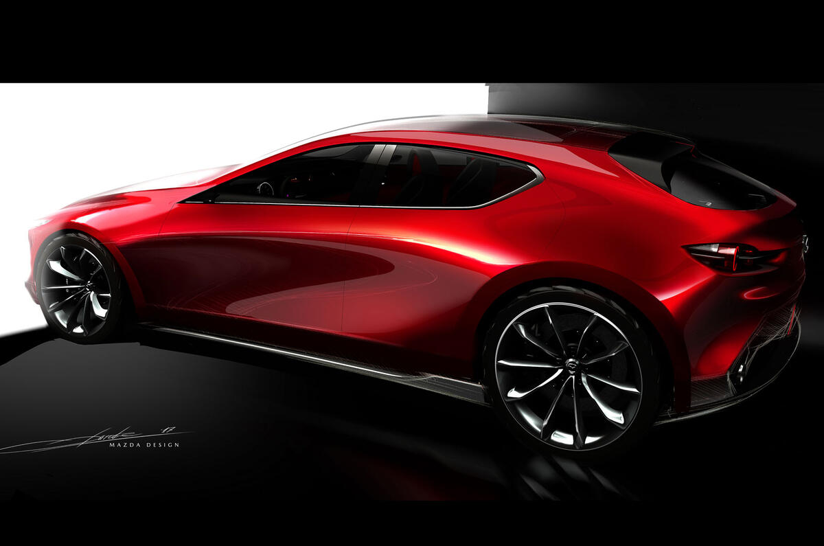 Mazda Kai concept previews new 3 hatch for 2019