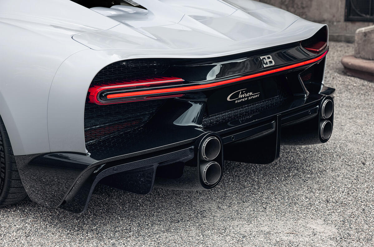 03 06 BUGATTI Chiron Super Sport Molsheim Rear Close up