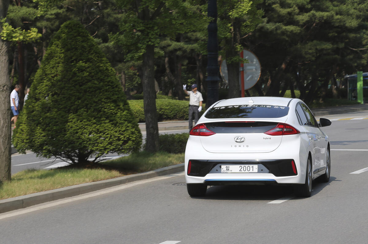 Hyundai Ioniq autonomous