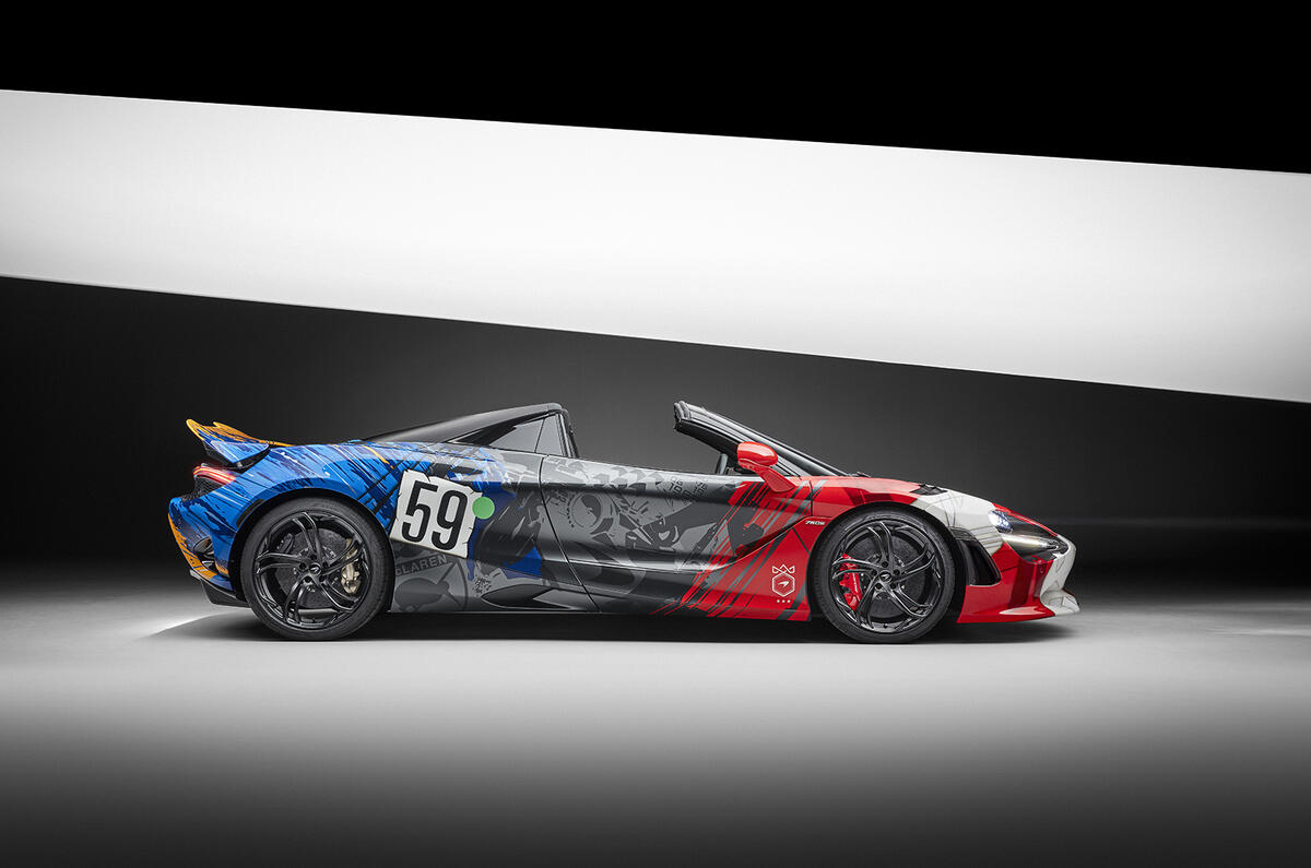 McLaren 750S triple crown theme profile McLaren 750S triple crown theme profile