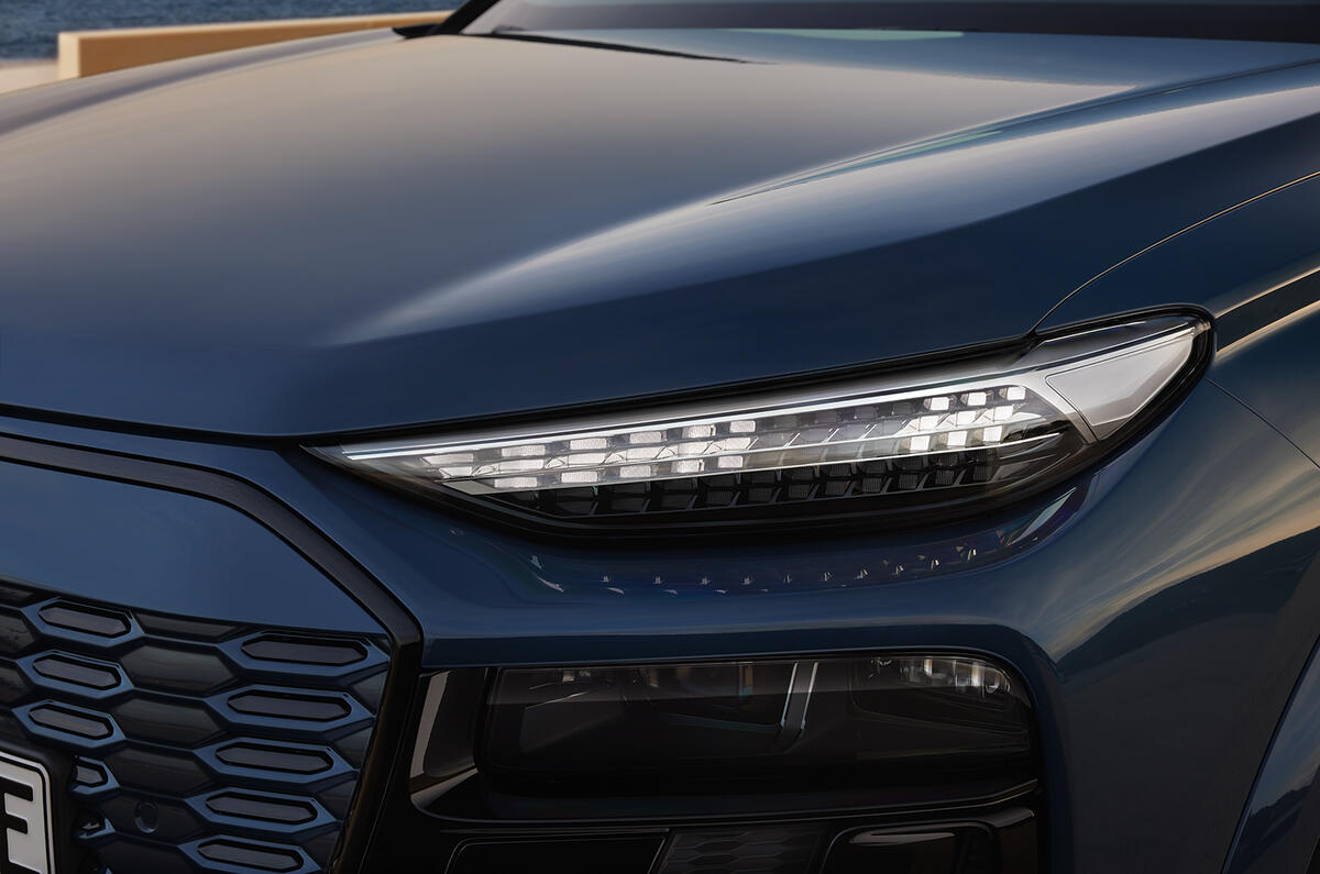 Sascha Hyde: "For the Audi Q6 e-tron we used a slim headlight design. They feel almost invisible" Sascha Hyde: "For the Audi Q6 e-tron we used a slim headlight design. They feel almost invisible"