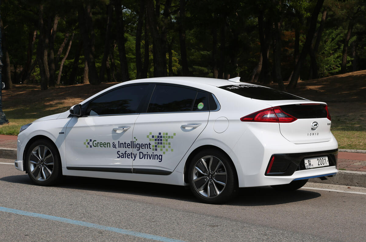 Hyundai Ioniq autonomous