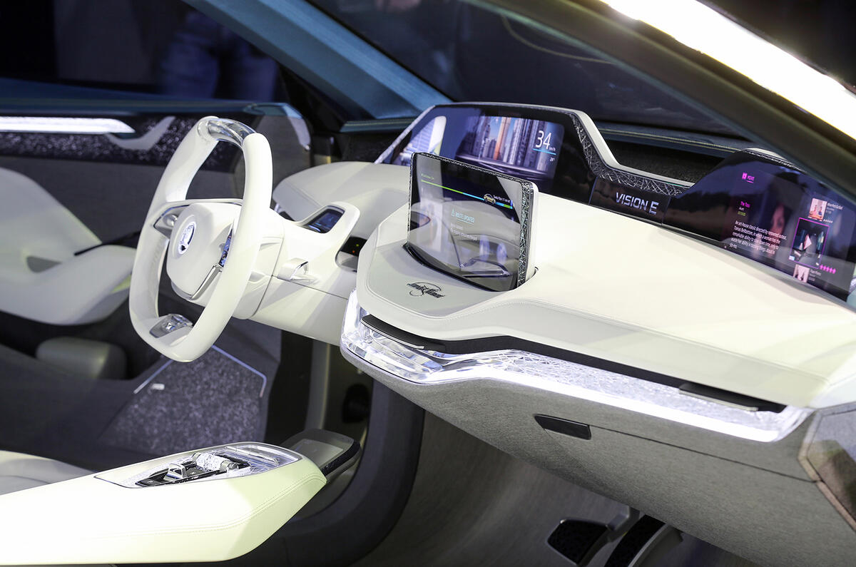 Skoda Vision E electric concept revealed in Shanghai