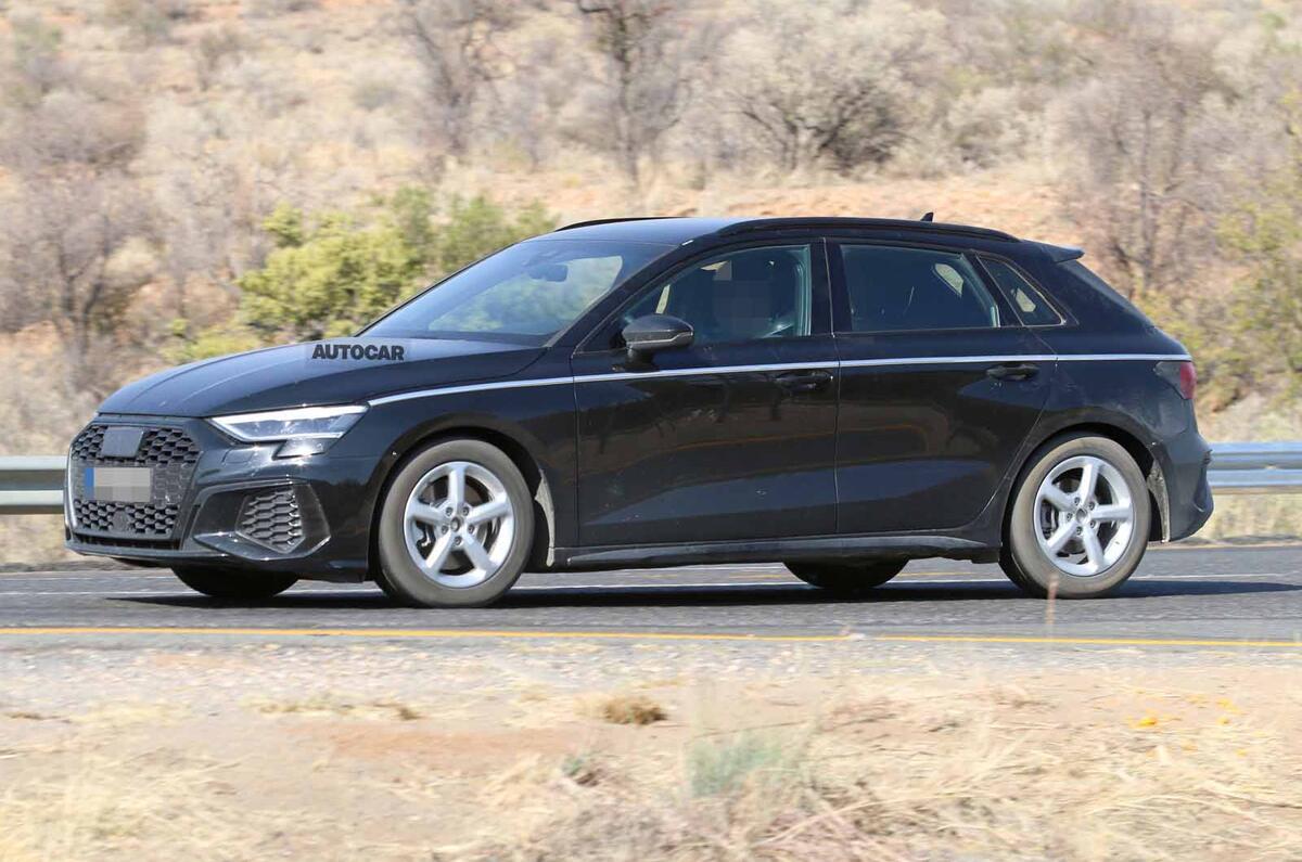 Audi A3 2020 spyshots undisguisd