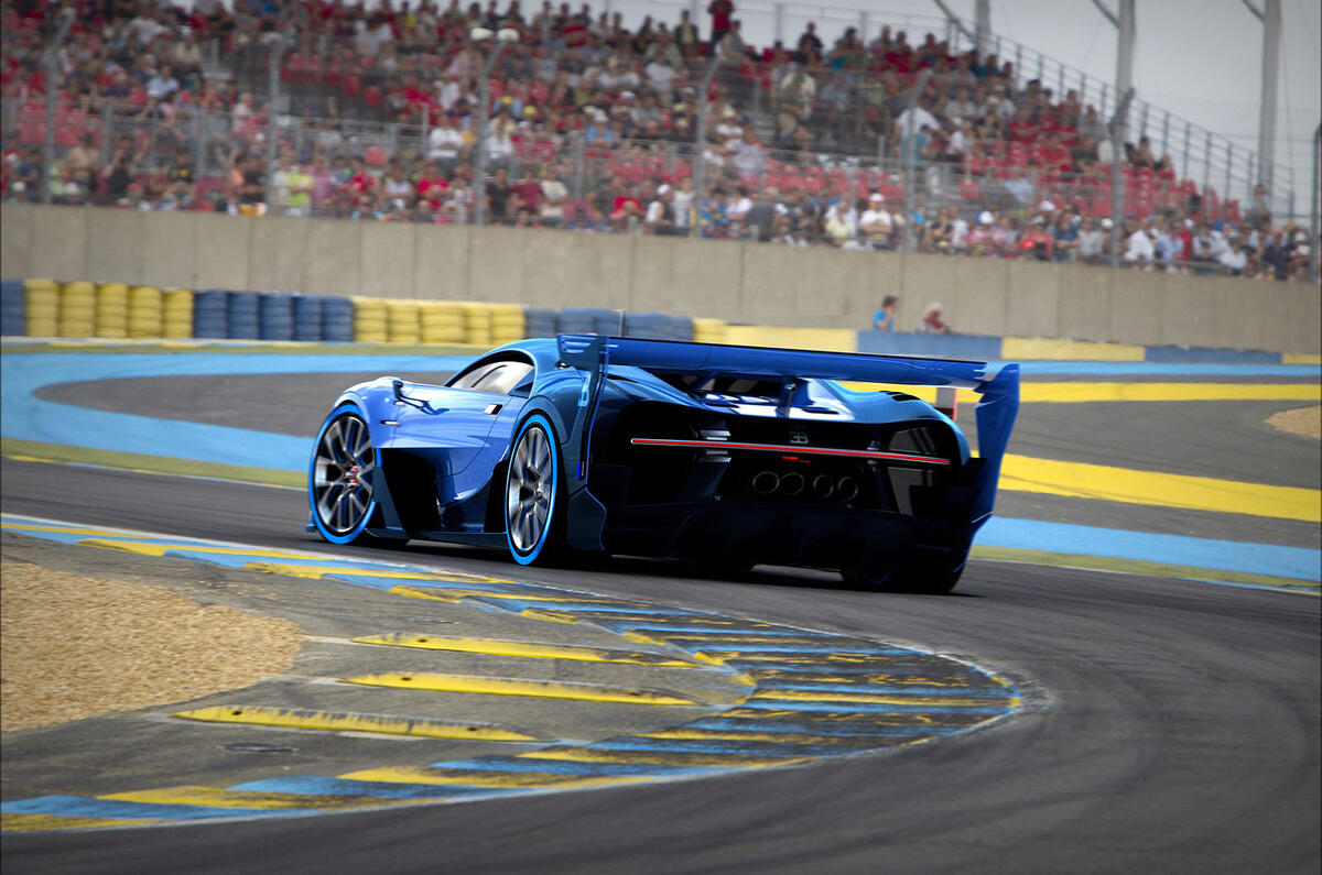 Bugatti Vision Gran Turismo show car Bugatti Vision Gran Turismo show car