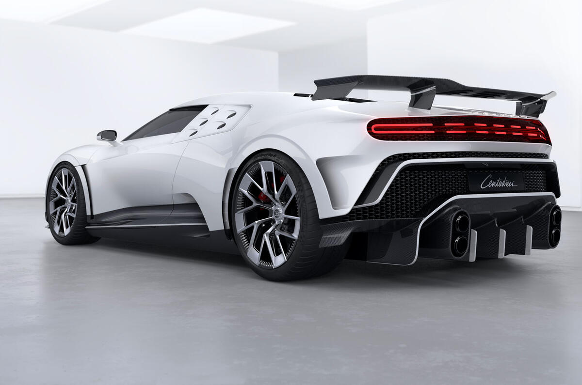 2020 Bugatti Centodieci reveal - rear