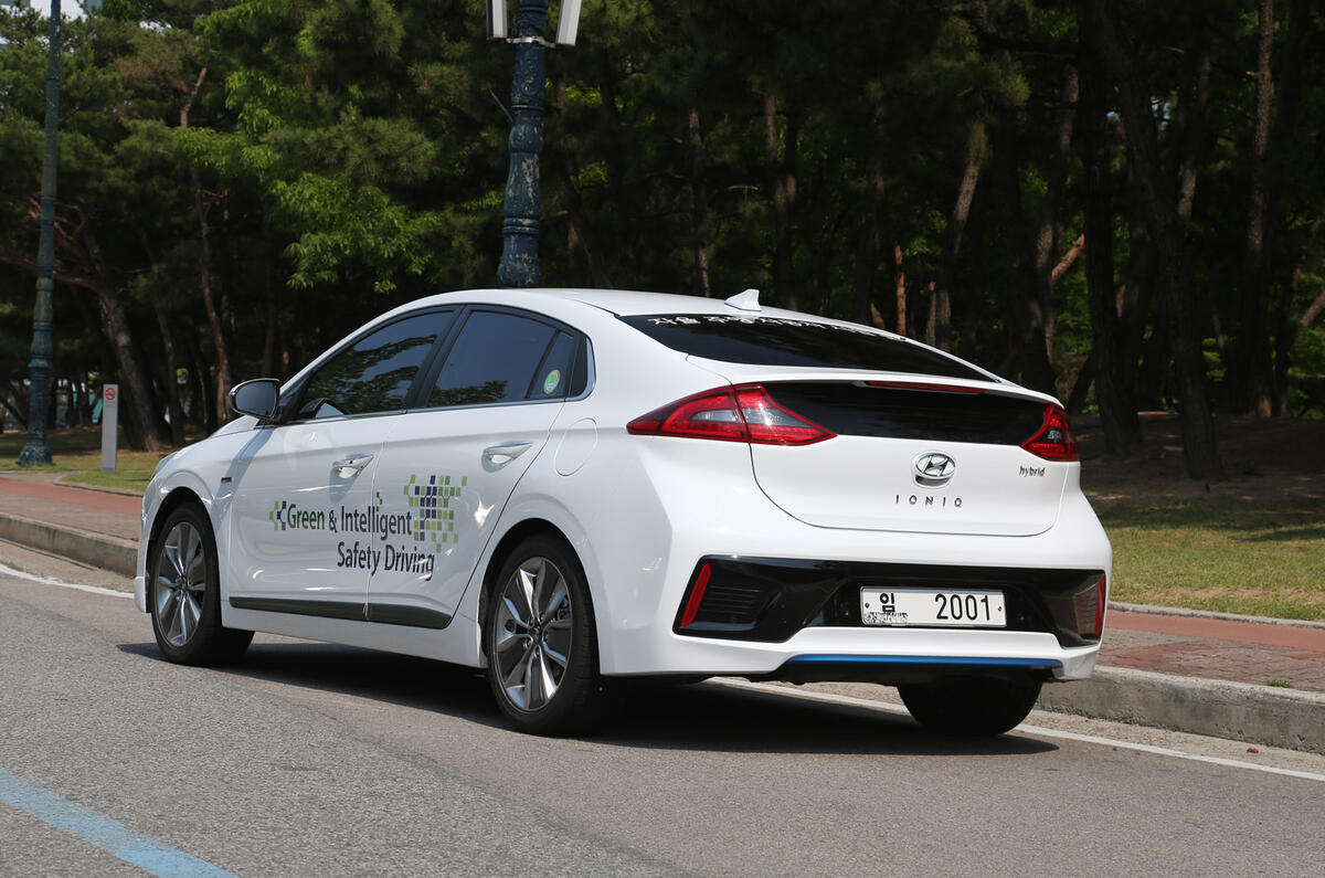 Hyundai Ioniq autonomous